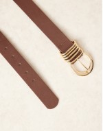 waist and hip belt in tan with multi keeper